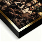 Obraz na płótnie Gangster Club Ikony Kina, sztuka nowoczesna z postaciami Tony Soprano, Pablo Escobar, Godfather, Al Capone, Joker, Robert De Niro, Wilk z Wall Street, Thomas Shelby, Scarface, Denzel Washington. Wydruk galeryjny w limitowanej edycji, gotowy do powieszenia.