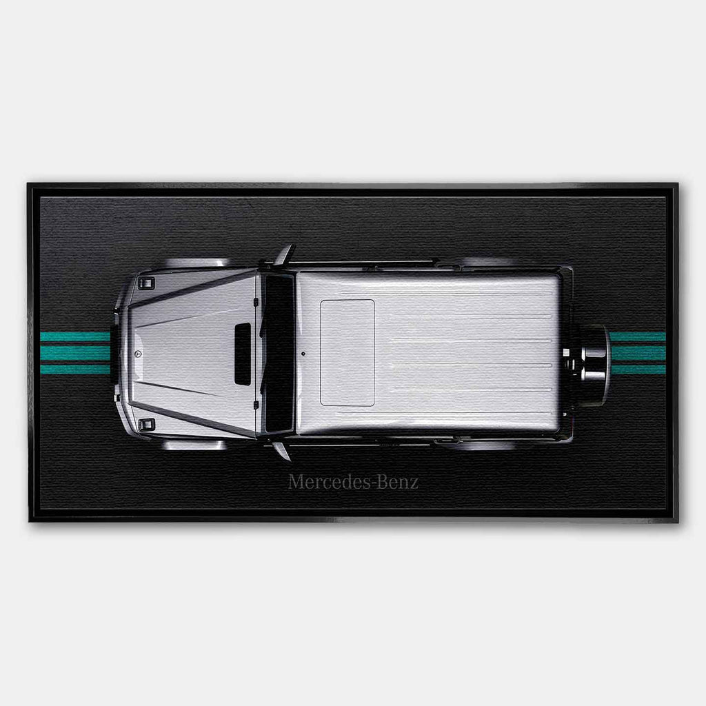 Obraz na płótnie Mercedes G63 AMG widok z góry – nowoczesny obraz G Wagon w stylu premium.