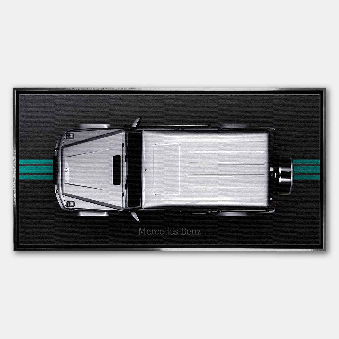 Obraz na płótnie Mercedes G63 AMG widok z góry – nowoczesny obraz G Wagon w stylu premium.