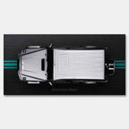 Obraz na płótnie Mercedes G63 AMG widok z góry – nowoczesny obraz G Wagon w stylu premium.