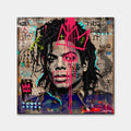 Nowoczesny obraz na płótnie Michael Jackson Pop. Wydruk galeryjny w stylu street art z różowym graffiti, idealna sztuka nowoczesna do salonu i biura.