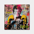 Nowoczesny obraz na płótnie Rocky Balboa. Motywacyjny wydruk galeryjny w stylu street art i pop art, idealna sztuka do biura, salonu lub domowej siłowni.