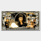 Obraz na płótnie Scarface Money z Tony Montaną w stylu banknotu, inspirowany filmem Człowiek z blizną, symbol luksusu i władzy.