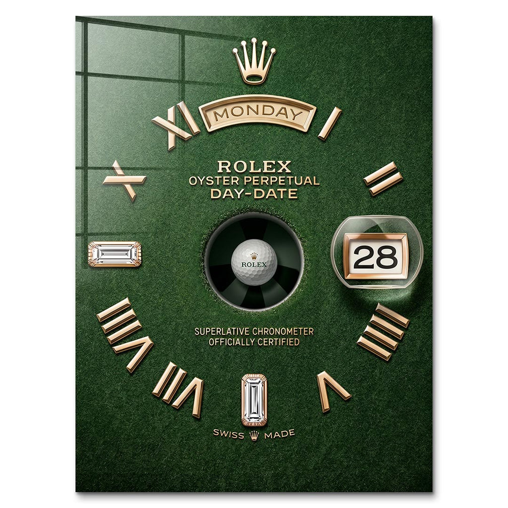 Tee Time – Szkło akrylowe – Bez ramy – Huephant
