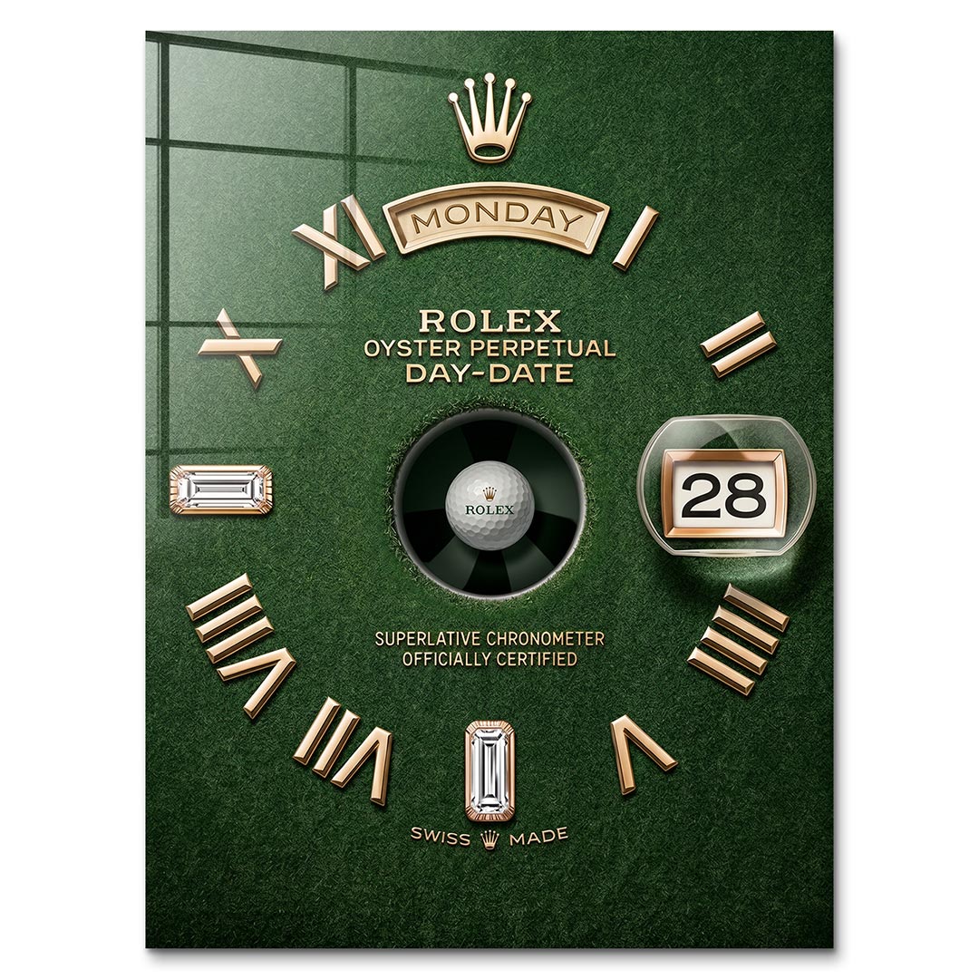 Tee Time – Szkło akrylowe – Bez ramy – Huephant