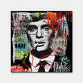 Nowoczesny obraz na płótnie Thomas "Fu**in" Shelby. Wydruk galeryjny w stylu street art z graffiti, motywacyjny obraz do biura i salonu.