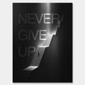 Obraz Never Give Up – Płótno – Bez ramy – Huephant