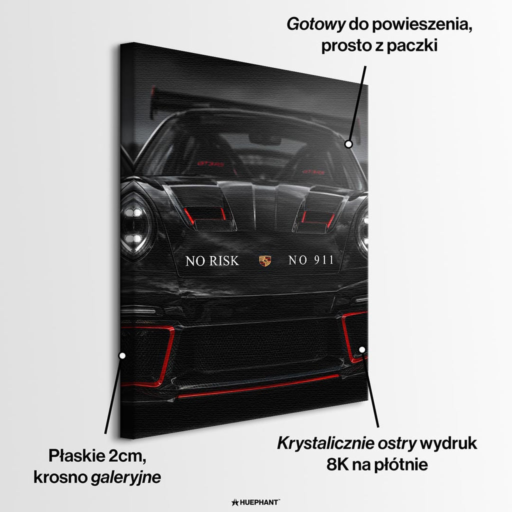 Obraz No Risk Black Racer – informacje o wykonaniu – Huephant