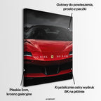 Obraz No Risk Red Supercar – informacje o wykonaniu – Huephant
