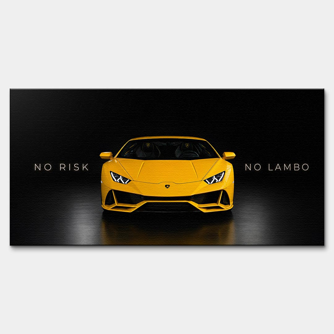 Obraz No Risk No V12 – Płótno – Bez ramy – Huephant