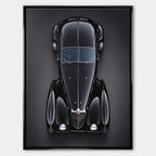 Obraz Noir Coupe – Płótno – Czarna rama – Huephant