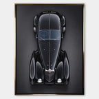 Obraz Noir Coupe – Płótno – Złota rama – Huephant