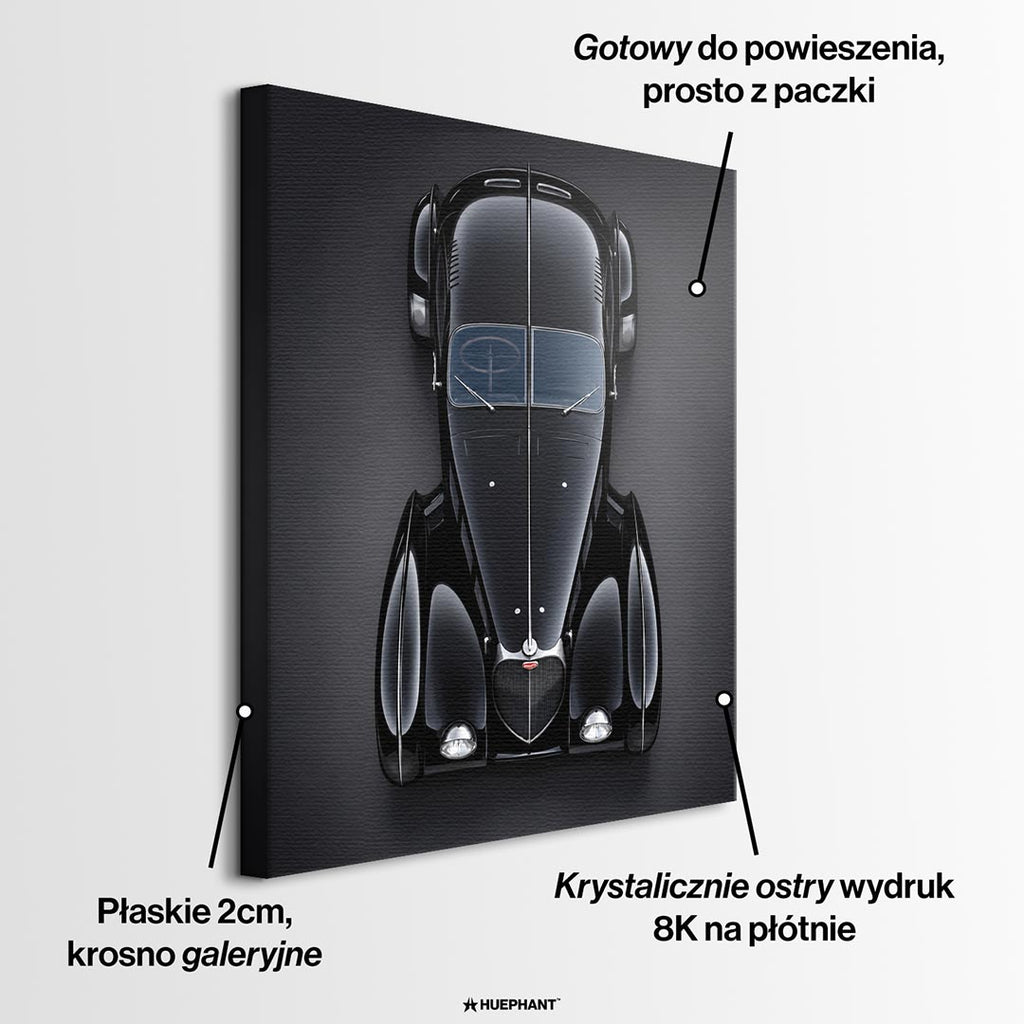 Obraz Noir Coupe – informacje o wykonaniu – Huephant