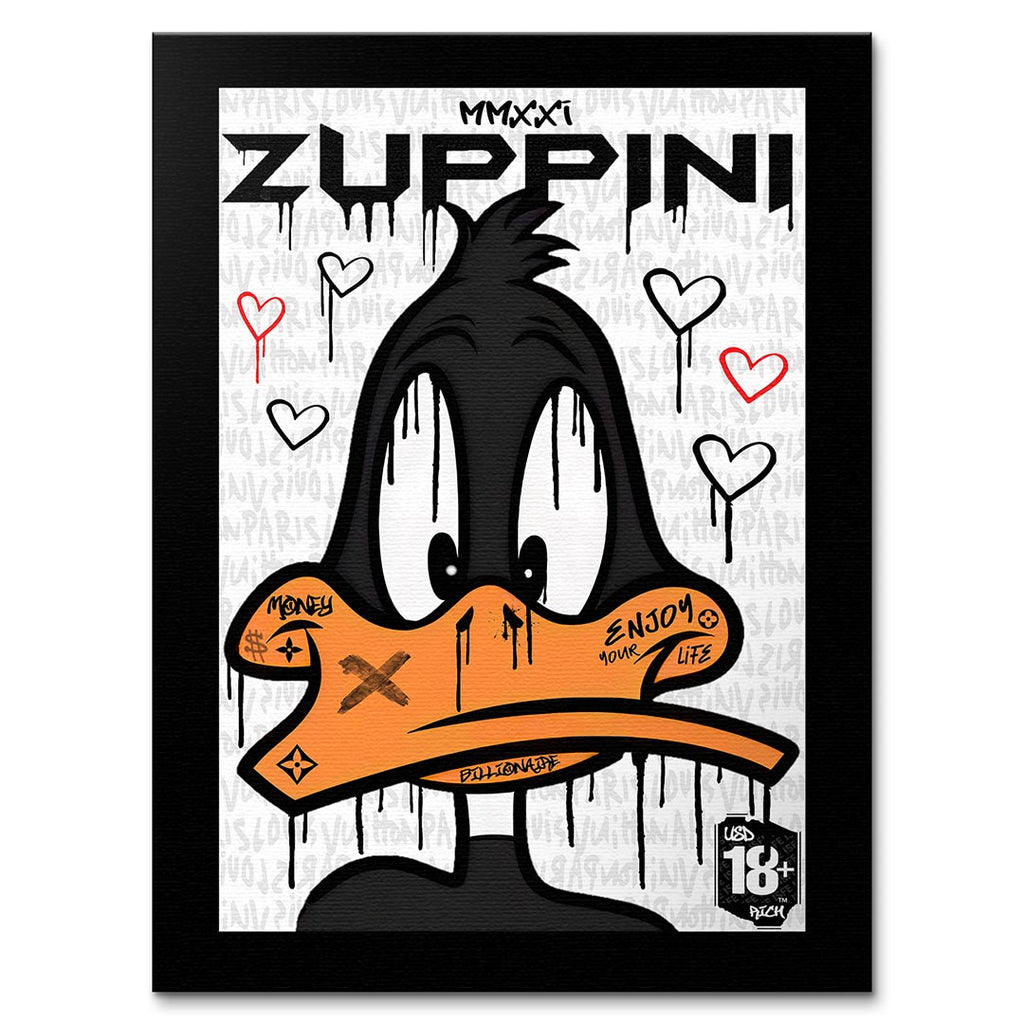 Orange Beak – Płótno – Bez ramy – Huephant