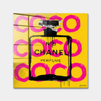 Pink Perfume – Szkło akrylowe – Bez ramy – Huephant