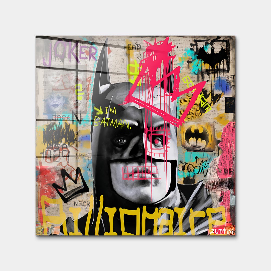 Pop Chaos – Szkło akrylowe – Bez ramy – Huephant