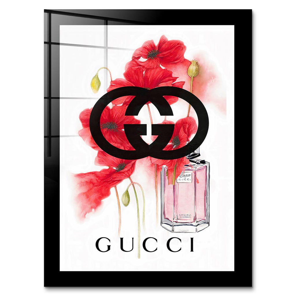 Poppy Scent – Szkło akrylowe – Bez ramy – Huephant