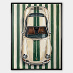 Obraz Racing Green – Płótno – Czarna rama – Huephant