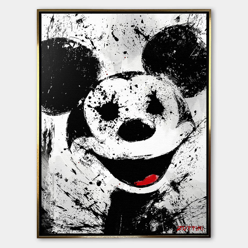 Rebel Mouse – Płótno – Złota rama – Huephant