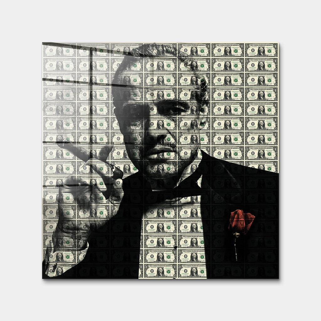 Obraz Red Rose – Szkło akrylowe – Bez ramy – Huephant