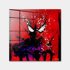 Red Web – Szkło akrylowe – Bez ramy – Huephant