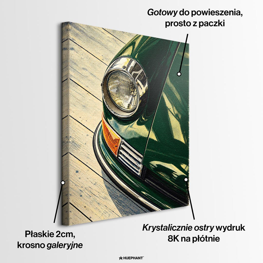 Obraz Headlight Halftone – informacje o wykonaniu – Huephant