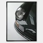Obraz Headlight – Płótno – Czarna rama – Huephant