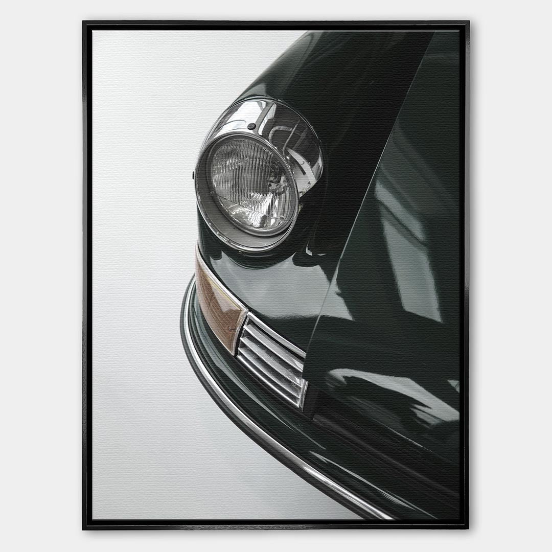 Obraz Headlight – Płótno – Czarna rama – Huephant