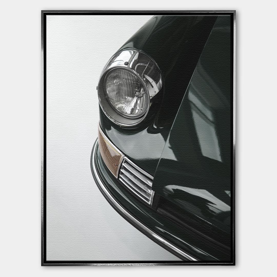 Obraz Headlight – Płótno – Srebrna rama – Huephant
