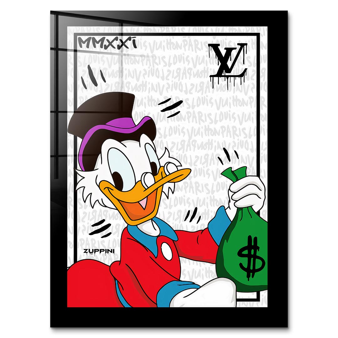 Street Duck – Szkło akrylowe – Bez ramy – Huephant