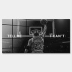 Obraz Tell Me I Can't – Szkło akrylowe – Bez ramy – Huephant