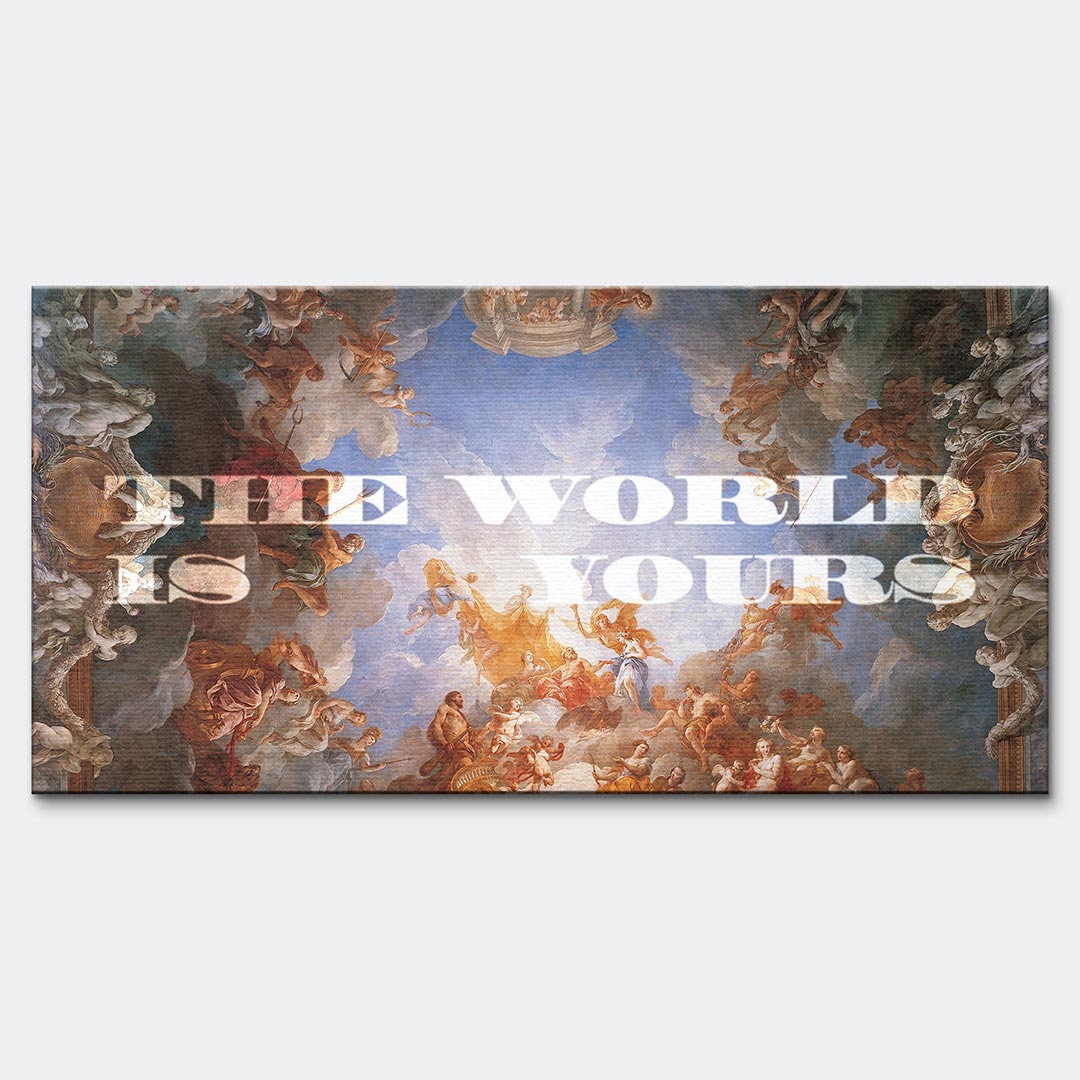 Obraz The World Is Yours – Płótno – Bez ramy – Huephant