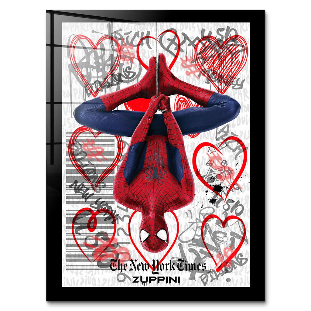 Upside Love – Szkło akrylowe – Bez ramy – Huephant