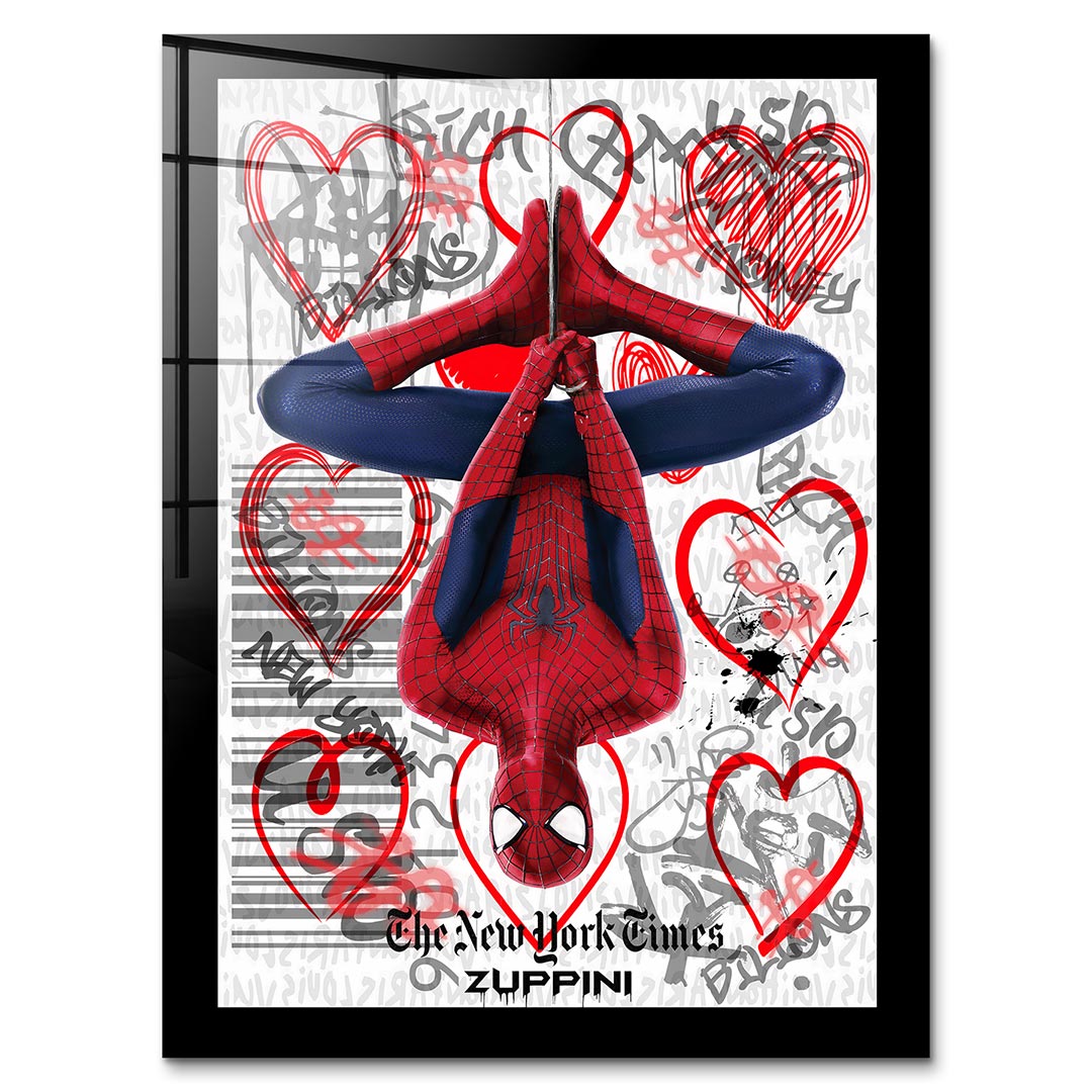 Upside Love – Szkło akrylowe – Bez ramy – Huephant