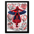 Upside Love – Płótno – Bez ramy – Huephant