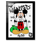 Wanted Mouse – Szkło akrylowe – Bez ramy – Huephant
