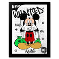 Wanted Mouse – Płótno – Bez ramy – Huephant