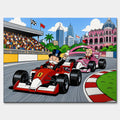 Obraz Wealthy Race – Płótno – Bez ramy – Huephant