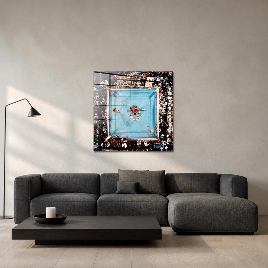Obraz Winning Mentality – szkło akrylowe – aranżacja we wnętrzu – Huephant