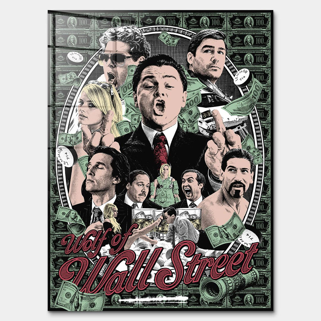 Obraz Wolf Pack – Szkło akrylowe – Bez ramy – Huephant