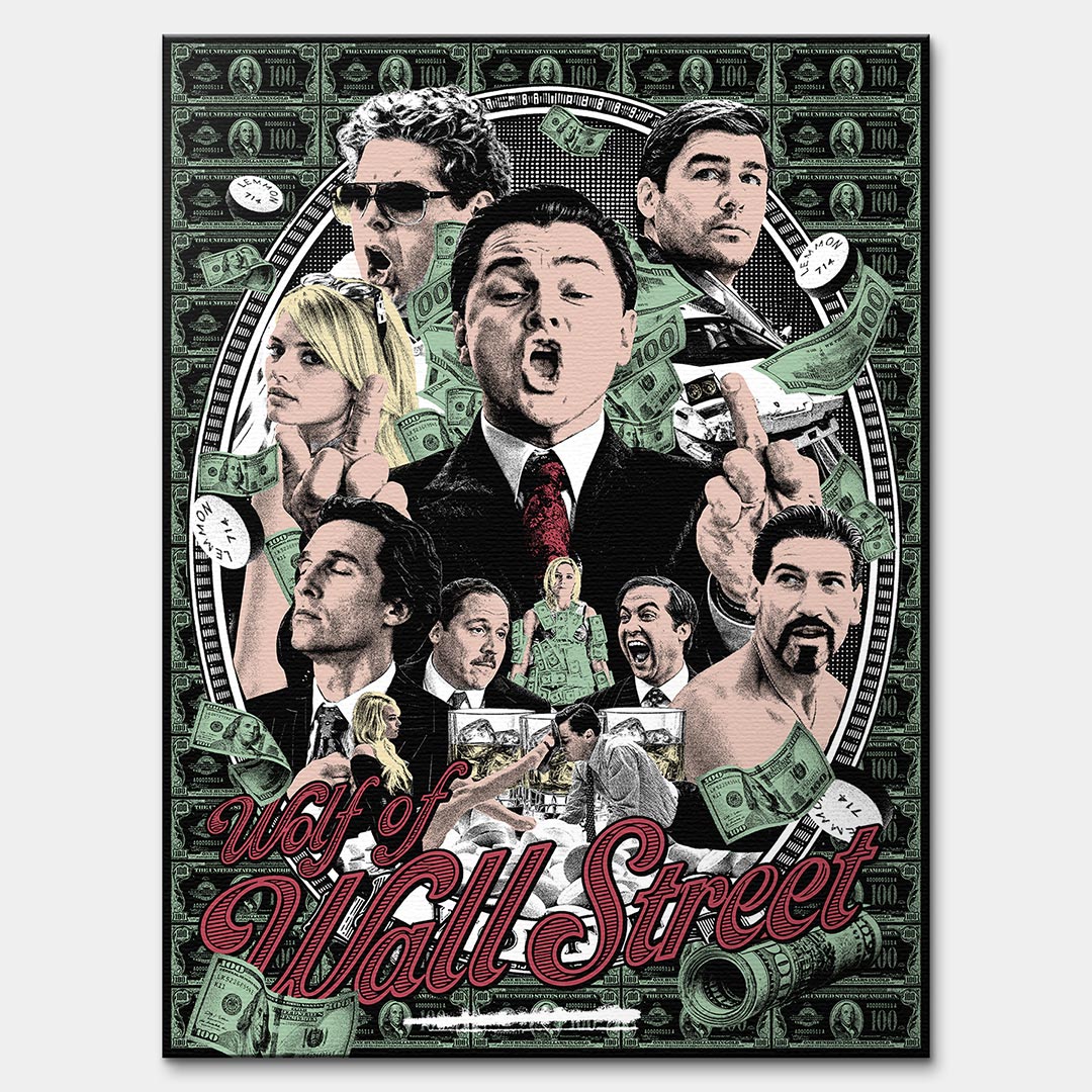 Obraz Wolf Pack – Płótno – Bez ramy – Huephant