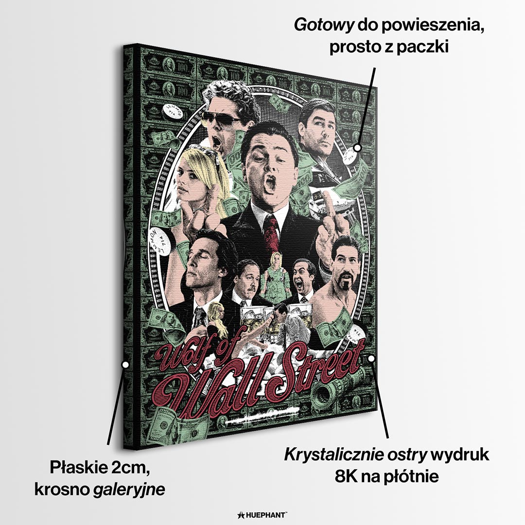 Obraz Wolf Pack – informacje o wykonaniu – Huephant