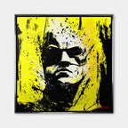 Yellow Vigilante – Płótno – Srebrna rama – Huephant