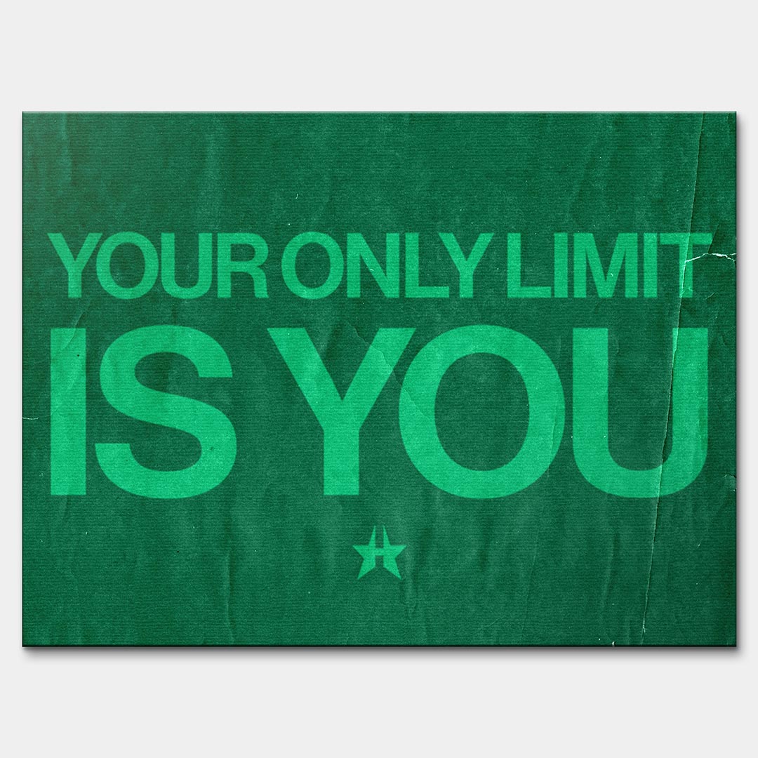Obraz Your Only Limit Is You – Płótno – Bez ramy – Huephant