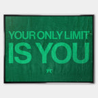 Obraz Your Only Limit Is You – Płótno – Srebrna rama – Huephant