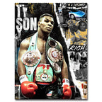 obraz na płótnie iron mike mike tyson nowoczesna dekoracja wnętrza