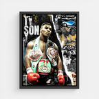 obraz na płótnie iron mike mike tyson nowoczesna dekoracja wnętrza