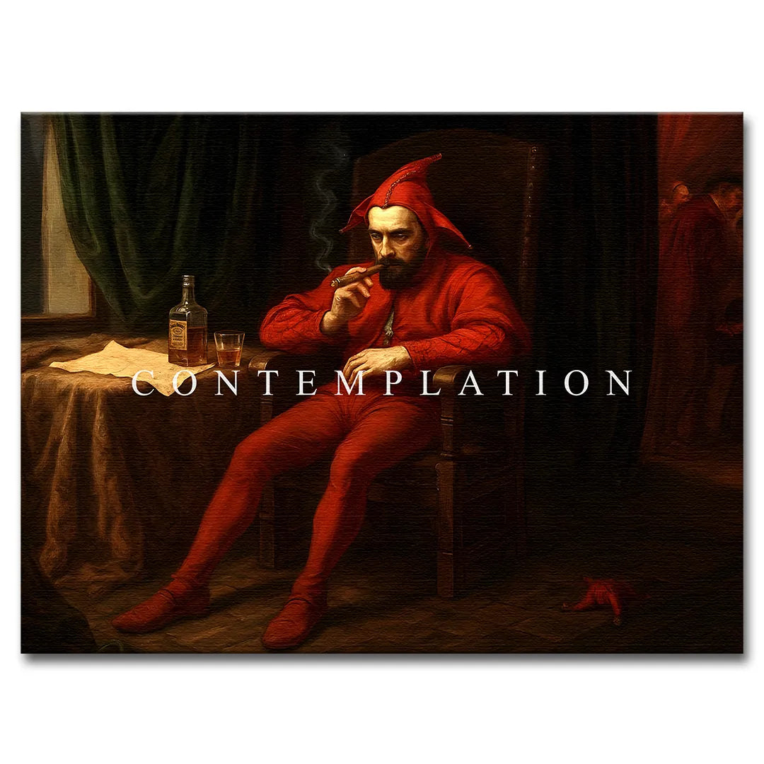 obraz na płótnie stańczyk contemplation