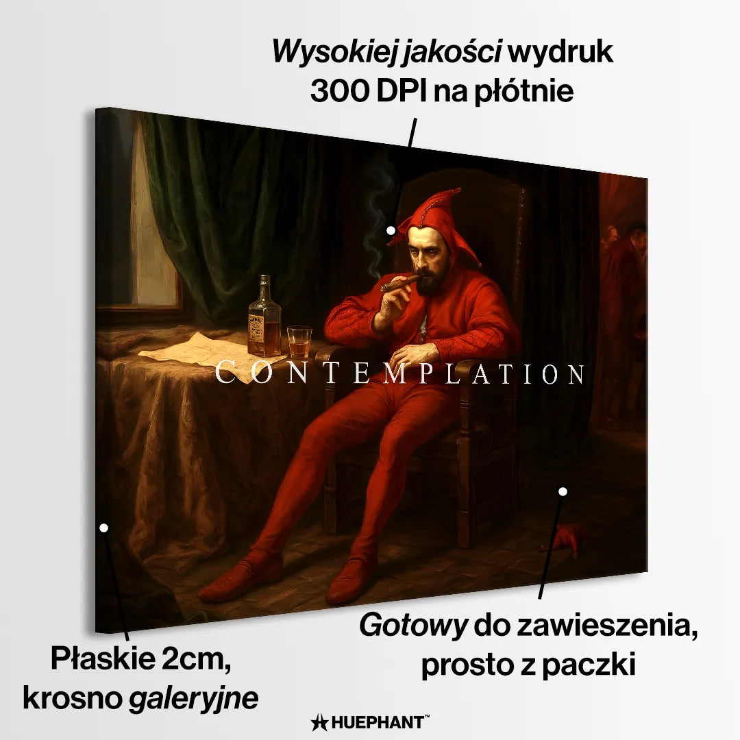 obraz na płótnie stańczyk contemplation