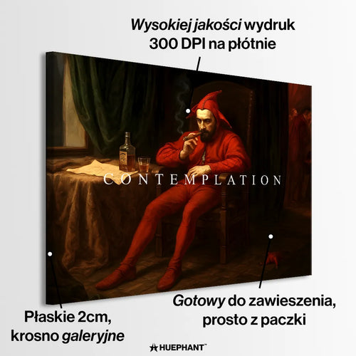 obraz na płótnie stańczyk contemplation
